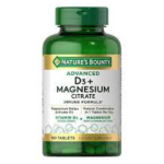 Nature's Bounty Advanced D3 Plus Magnesium Citrate - 180 Tablets