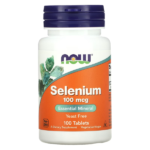 NOW Selenium (L-Selenomethionine) 100mcg 100 Tablets