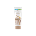 Mamaearth Rice Face Scrub for Glowing Skin, With Rice Water & Niacinamide for Glass Skin - 100 g