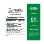 Nature's Bounty Turmeric Plus Black Pepper Extract 1000mg 60 Capsules - Image 2