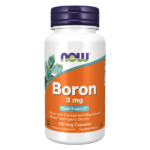 NOW Foods Boron 3mg 100 Veg Capsules