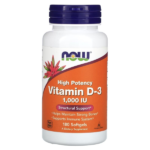 Now Foods Vitamin D3 1000iu 180 softgels