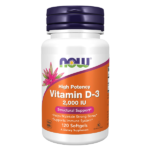 Now Vitamin D3 2000 IU 120 softgels