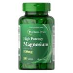 Puritan's Pride High Potency Magnesium 500mg  100 Tabltes