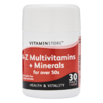 VitaminStore A-Z Multi Vitamins + Minerals 50+ Tablets 30’s