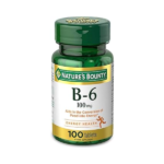 Nature's Bounty Vitamin B-6 100mg 100 Tablets