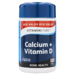 Vitamin Store Calcium + Vitamin D Food 400mg Tablets 180’s