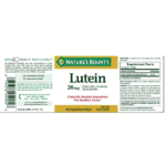 Nature's Bounty Lutein 20mg 40 Softgels - Image 2