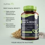 Nutravita High Strength Maca Root Extract 3500mg 180 Vegan Capsules - Image 3