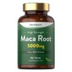 Horbaach Maca Root 5000mg for Women & Men 180 Vegan Tablets