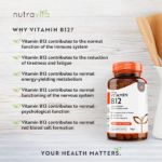 Nutravita Vitamin B12 1000mcg 365 Vegan Tablets - Image 2