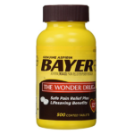 Bayer Genuine Aspirin 325mg Pain Reliever and Fever Reducer 500 Tablets