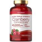 Horbaach 45000mg Cranberry Vitamin C 150 Capsules