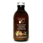 The One & Oily 100% Pure Almond Oil 200ml(UK)