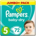 Pampers Baby-Dry 5 Pants 72 Pcs
