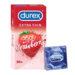 Durex Extra Thin wild strawberry Condom 10s