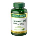 Nature’s Bounty Flaxseed Oil 1200mg 125 Softgels