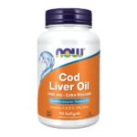 Now Foods Cod Liver Oil Extra Strength 1,000mg 90 Softgels