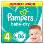 Pampers Baby-Dry 4 Pants 86pcs