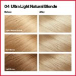 Revlon ColorSilk Beautiful Color 04 Ultra Light Natural Blonde One appliction - Image 2
