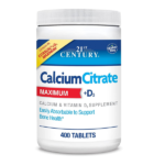 21st Century Vitamins Calcium Citrate Plus D3 Maximum Tablets 400 Count