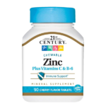 21st Century Zinc Chewable Tablets with Vitamins C & B6 90 Tablets