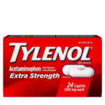 Tylenol Extra Strength 500mg Acetaminophen Pain Reliever & Fever Reducer 24 Tablets
