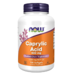 NOW Foods Caprylic Acid 600mg Softgels 100