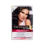 Loreal Excellence Triple Care Cream Colour Natural Darkest Brown 3