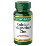 Nature's Bounty Calcium Magnesium Zinc 100 Tablets