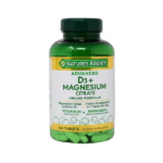 Nature’s Bounty Advanced D3 Plus Magnesium Citrate 180 Tablets