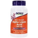 NOW Foods Alpha Lipoic Acid Extra Strength 600mg 60 Veg Capsules