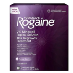 Rogaine Women’s 2% Minoxidil Topical Solution Hair Regrowth Treatment (3-Month Supply)