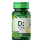 Nature’s Truth Vitamin D3 400 IU 10mcg 100 Tablets