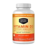 Berkley Jensen High-Potency 2000 IU Vitamin D3 Supplement 640 Softgels