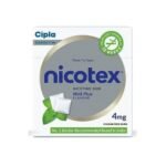 Cipla Nicotex 4mg Mint Plus Chewing Gum