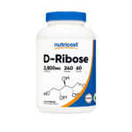 Nutricost D-Ribose 2,800mg 240 Capsules