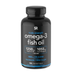 Sports Research Triple Strength Omega 3 Fish Oil 1250mg 150 Softgels
