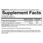 Youtheory K2 and D3 Daily Vitamin 60 Vegetarian Capsules - Image 2