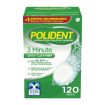 Polident 3-Minute Denture Cleanser 120 Tablets