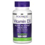 Natrol Vitamin D3 Bone & Joint Health Maximum Strength 10,000IU 60 Tablet