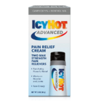 Icy Hot ADVANCED RELIEF PAIN RELIEVING CREAM Extended Relief Formula POWERFUL