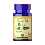 Puritan's Pride Beta-Carotene 10,000 IU 100 Softgels