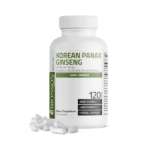 Bronson Korean Panax Ginseng Supports Energy Endurance & Vitality + Memory and Mental Performance 120 Capsules