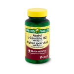 Spring Valley Acetyl L-Carnitine HCI & Alpha Lipoic Acid Dietary Supplement 50 Capsules