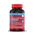 Extra Strength Omega-3 100% Pure 500mg Krill Oil 160 Softgels Compare to MegaRed