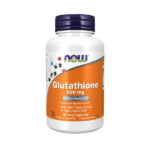 NOW Foods Glutathione 500mg With Milk Thistle Extract & Alpha Lipoic Acid Free Radical Neutralizer 60 Veg Capsules