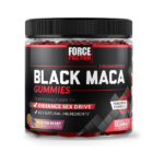 Force Factor Black Maca Gummies, Black Maca Root to Enhance Vitality in Men & Women Increase Energy & Strength with BioPerine for Superior