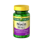 Spring Valley Vitamin B3 Niacin 500mg Non-Release Capsules Dietary Supplement & Metabolism Support Supplement 60 Capsules