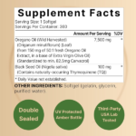 NatureBell Oregano Oil 7,500mg with Black Seed Oil 360 Softgels - Image 2